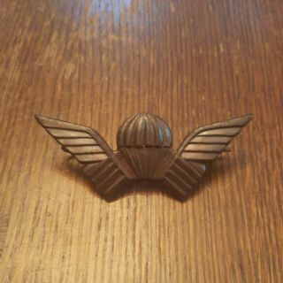 Rhodesian Rhodesia Army Selous Scouts Bronze Parachute Badge 0640
