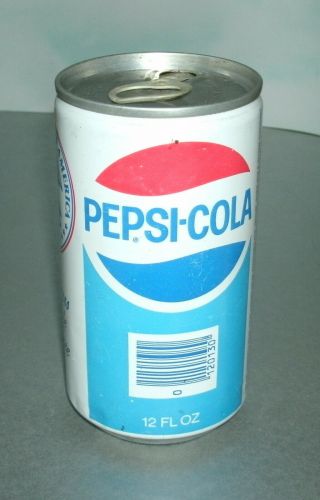 Vintage 1976 Pepsi - Cola Pop - Off Tab Soda Can with Pull Tab (12oz Aluminum) Pepsi 3