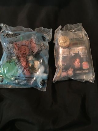 Burger King Kids Meal Toys Rugrats And Wild Wild West In Packages