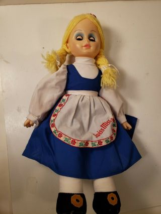 Swiss Miss Chocolate Vintage Advertising Doll 13 Inch