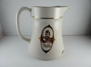 Glenfiddich Scotch Whiskey Ceramic Pitcher,  Advertising Collectible,  Hcw Pottery