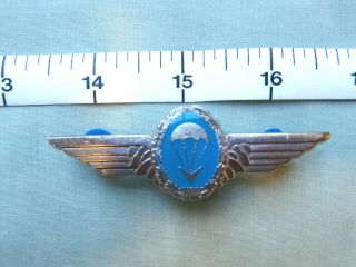 Republic Of Bophuthatswana Special Forces Parachutist Wings Metal Brevet Badge.