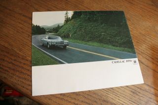 1970 Cadillac Full Line Small Color Sales Brochure,  9x11,  16 Pages,  Item