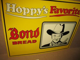 BOND BREAD - Hopalong Cassidy - HOPPY ' S FAVORITE - TV Cowboy - US Television Inc 2