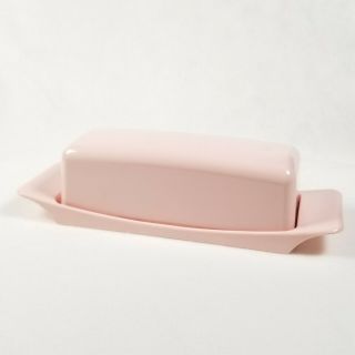 Euc Watertown Lifetime Ware Covered Butter Dish Melamine Pink Vintage Retro 50 