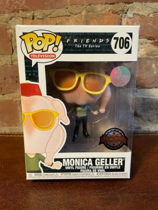 Funko Pop Tv: Friends Monica Geller With Turkey Head Special Edition 706