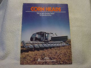 Allis Chalmers K2 F2 M2 L2 N Corn Heads C 1981 Sales Brochure Aed 792 - 8102