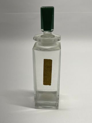 Vintage Caron Les Pois De Senteur De Chez Moi Perfume Bottle,  Engraving,