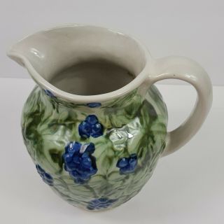 John Taylor Ceramics Grape Pitcher Leaves Water Tea Farmhouse USA French 2