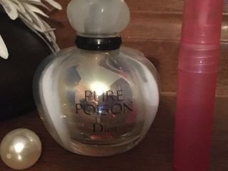 Dior Pure Poison Eau De Parfum Sample 5ml,  Plain Bottle.  France