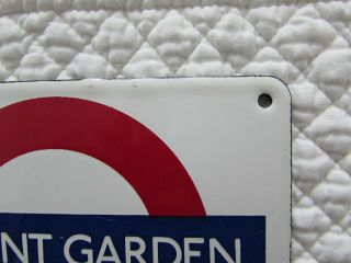 Small Covent Garden London Underground Enamel Gift Sign by Garnier & Co.  Ltd. 2