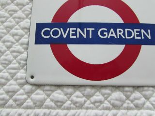 Small Covent Garden London Underground Enamel Gift Sign by Garnier & Co.  Ltd. 3