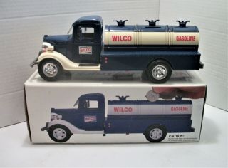 Vintage Wilco Tanker Truck Bank With Box /