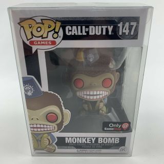 Funko Pop Call Of Duty Monkey Bomb 147 Gamestop Exclusive Vaulted Vinyl Figure