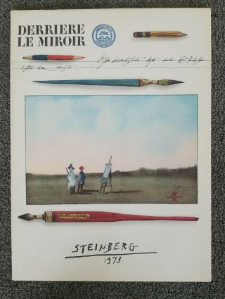 Derriere Le Miroir 1973 Art Prints Steinberg