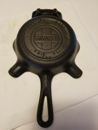 This Is A Real Griswold 00 Ashtray With Match Holdler (570) I Have Owned 35 Yr