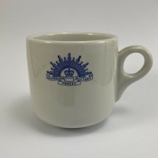 Old Australian Military Forces Vintage Army Expresso Cup By Bristile Australia