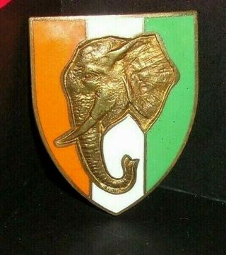 1964 Ivory Coast First Noc Olympic Badge Pin Tokyo