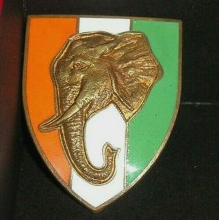 1964 IVORY COAST FIRST NOC OLYMPIC BADGE PIN TOKYO 2