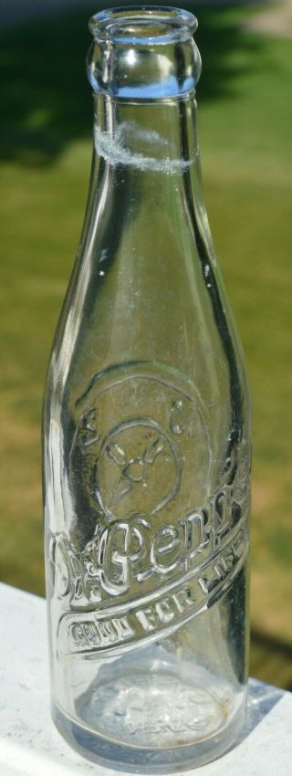 Vintage Dr Pepper 10 - 2 - 4 Good For Life 6 1/2 Oz Clear Bottle Cynthiana Ky