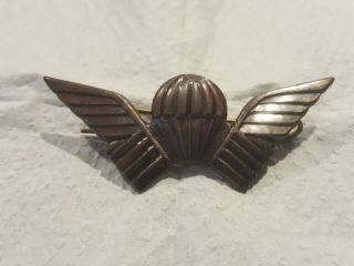 Rhodesian Rhodesia Army Selous Scouts Bronze Parachute Badge