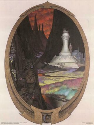 Art Poster Print - Lotr The Dread Vale Fantasy Print By Steve Hickman - 18 " X24 "