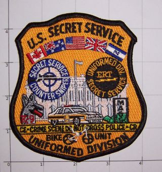 Us Secret Service Bike Unit Patch Usss Uniformed Division