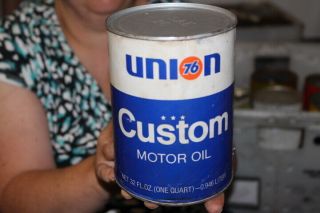 Union 76 Custom Motor Oil 1 Quart Can Gas Station Sign
