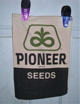 Vintage Pioneer Seed Corn Cloth Sample Sack Des Moines Iowa