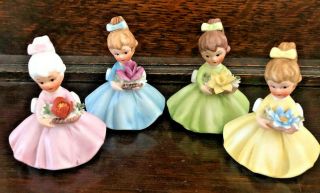 4 Vintage Crinoline Ladies In All Proceeds To Charity