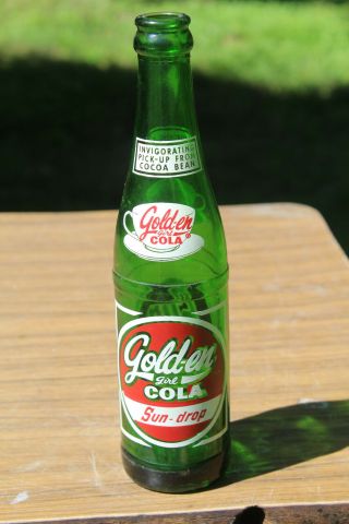 Birmingham Alabama Golden Girl Cola Sun Drop Acl Bottle Try Me Bottling Rare Ala
