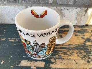 1996 Wizard Of Oz Mug MGM GRAND LAS VEGAS Dorothy ' s Red Shoes Coffee Tea Mug 2
