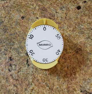 Vintage Golden Mirro Kitchen Timer Bell 60 Minute