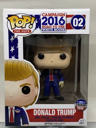Funko Pop Donald Trump - The Vote 2 - Vinyl - 2016 Campaign - Vaulted