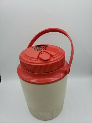 Vintage 1980’s Pizza Hut Logo 1/2 Gallon Thermos Water Cooler Jug By Gott 1502