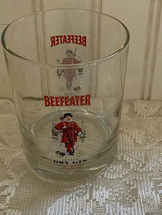 Beefeater Dry Gin London,  England 12 Oz Bar Glass