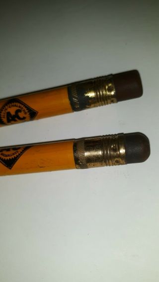 Vintage Minneapolis Moline Allis Chalmers Wood Pencils Hume Ohio