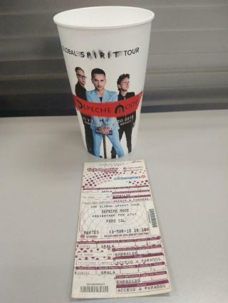 Depeche Mode Global Spirit Tour Mexico Cup,  Ticket Concert 13 March 2018