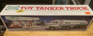 1990 Hess Collectible Toy Tanker Truck With Horn And Backup Light