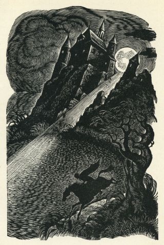 Edgar Allan Poe The Fall Of The House Of Usher Illustration Art Fritz Eichenberg