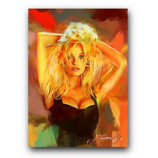 Pamela Anderson 57 Sketch Card Limited 19/50 Edward Vela Signed