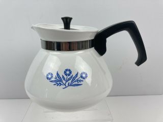 Vintage Corning Ware Blue Cornflower Teapot (6 Cup)