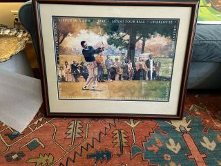 Bart A.  Forbes Lithograph Limited Edition " Eleven In A Row " Signed