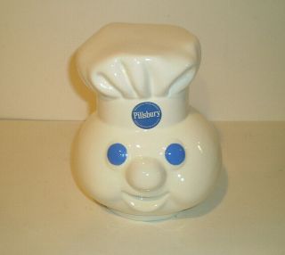 Vintage Pillsbury Dough Boy Cookie Jar Head Replacement Lid.  1980 