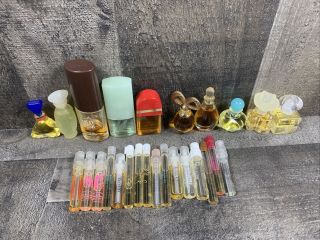 25 Vintage Miniature Perfume Spray Bottles Full Partial Jessica Elizabeth Liz