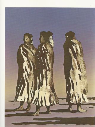 R.  C.  Gorman - " Twlight Ladys ",  9 X 12 - Southwest Art Print
