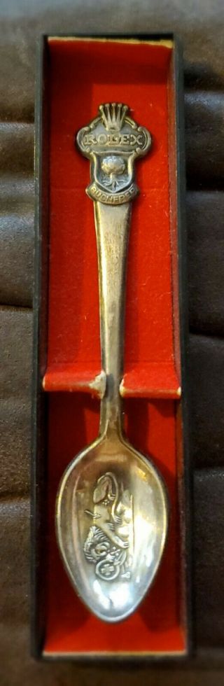 Rolex Bucherer Of Switzerland Zurich Collector Souvenir Spoon - Rolex Spoon