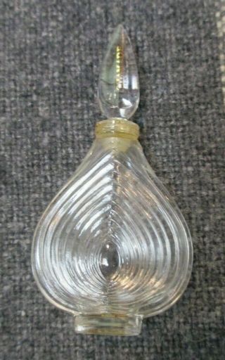 Vintage Guerlain Chamade Perfume Bottle Made In France (empty) Display 3 Inch