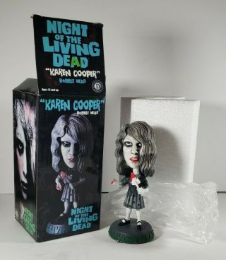 Rare Night Of The Living Dead Karen Cooper Bobble Head 619/1000