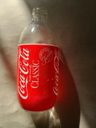 Vintage Coca Cola Bottle With Label Found In Key West 1980s
